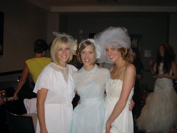 In the dressing room after the shoot